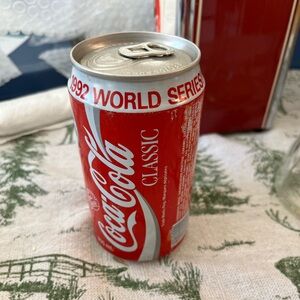 Coca-Cola Classic Red Can with 1992 World Series Blue Jays